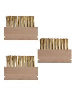 Brosses à désherber - 3 pièces - Pour support - Sans manche