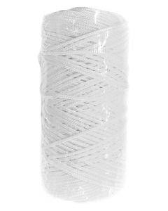 Corde de maçon ronde nylon blanc sous film